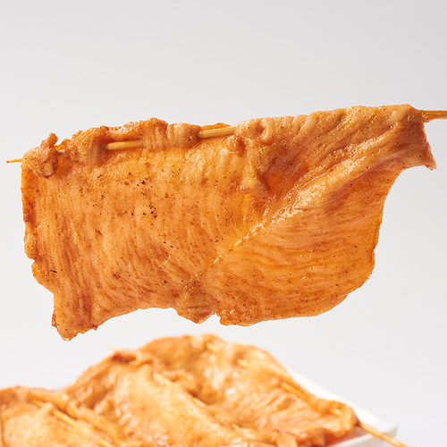 正丰里脊大肉串鸡肉串咖喱里脊肉片早餐半成品煎炸烧烤串空气炸锅 - 图0