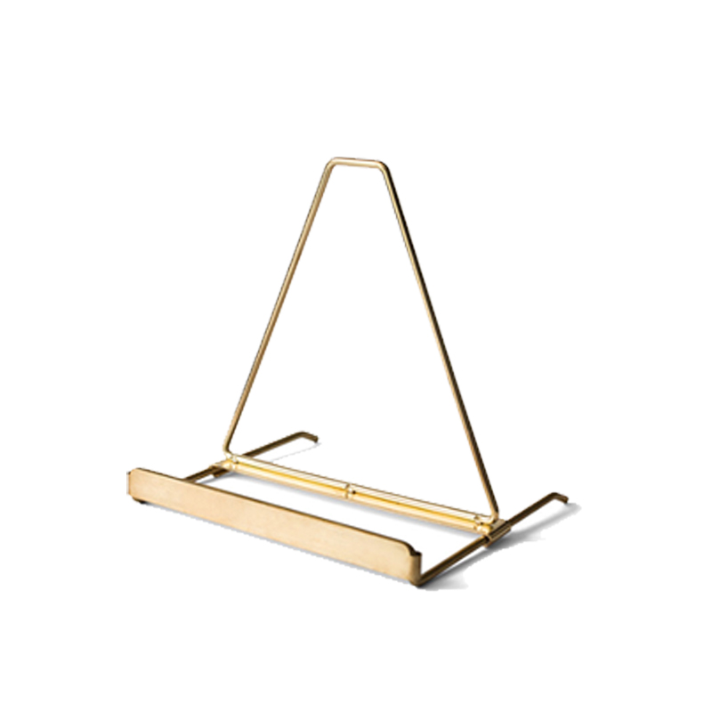 现货日本amabro可调节底托展示架黄铜铁金属收纳架杂志架样板间 - 图3