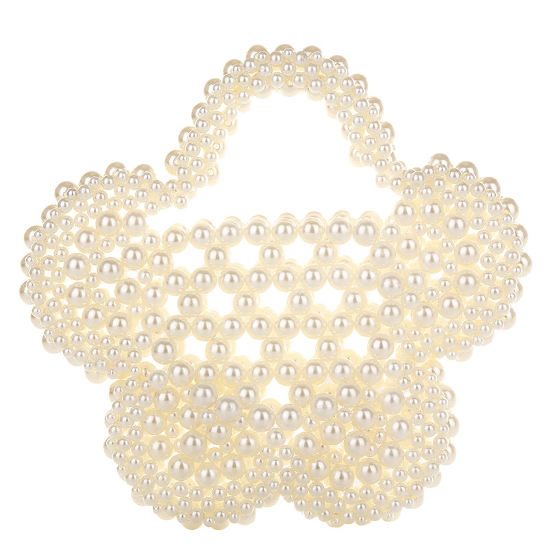 五叶花朵链条串珠包手工编织珍珠包包diy材料自制手提斜挎包女夏,淘宝优惠券,粉丝福利购,淘宝优惠卷