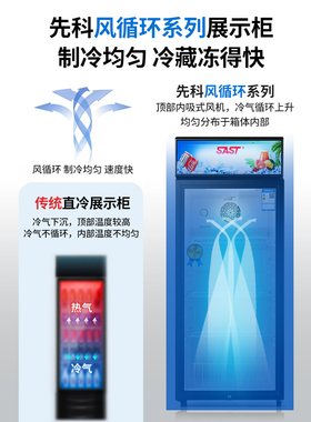 SAST先科商用饮料柜啤酒展示柜