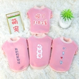 Собачья одежда Новая год осень и зимняя плюшевая зима милые домашние животные Праздничные кошки бишон -померанские маленькие собаки и щенки