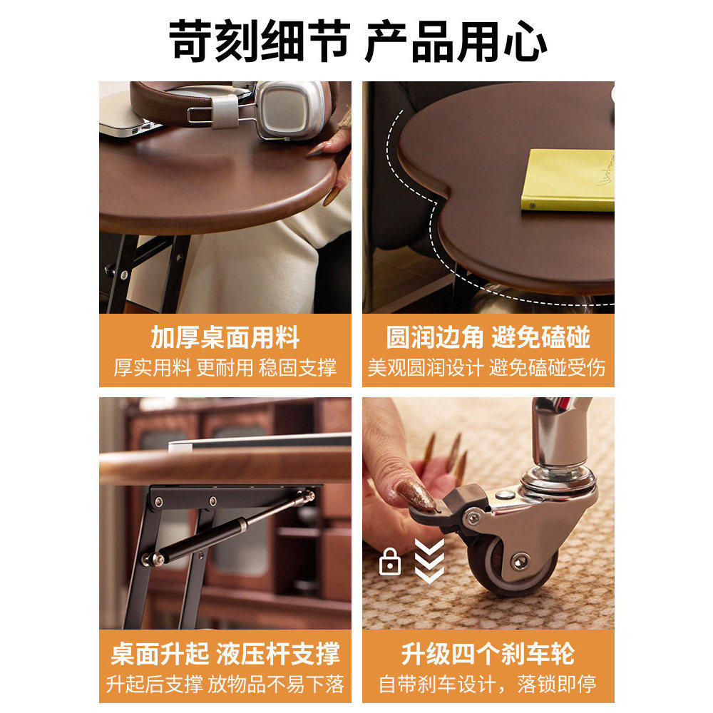 实木茶几客厅家用储物茶水柜小户型高级感阳台小喝茶桌可移动茶台,淘宝优惠券,粉丝福利购,淘宝优惠卷