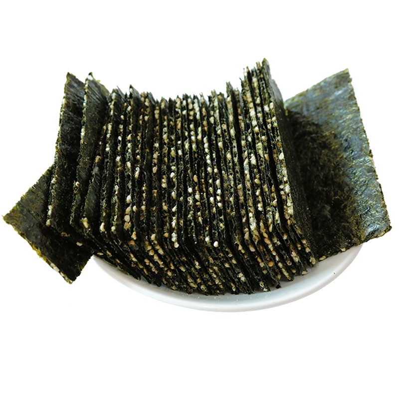 夹心海苔罐装原味海苔即食儿童孕妇零食芝麻巴