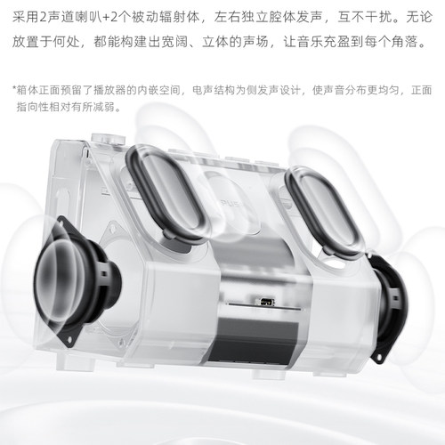 FiiO/飞傲 RETRO BOX 台式无线蓝牙音箱M33/M21/JM21播放器通用 - 图1