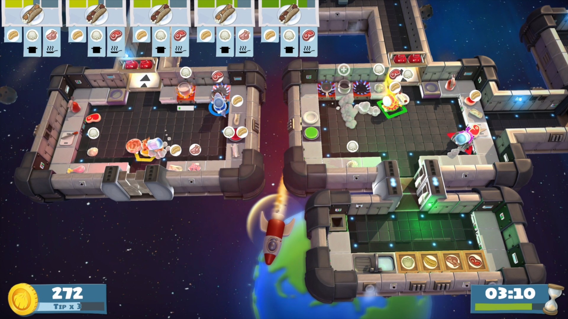 steam正版游戏 Overcooked!  胡闹厨房 全都好吃出租号 好友联机 - 图3