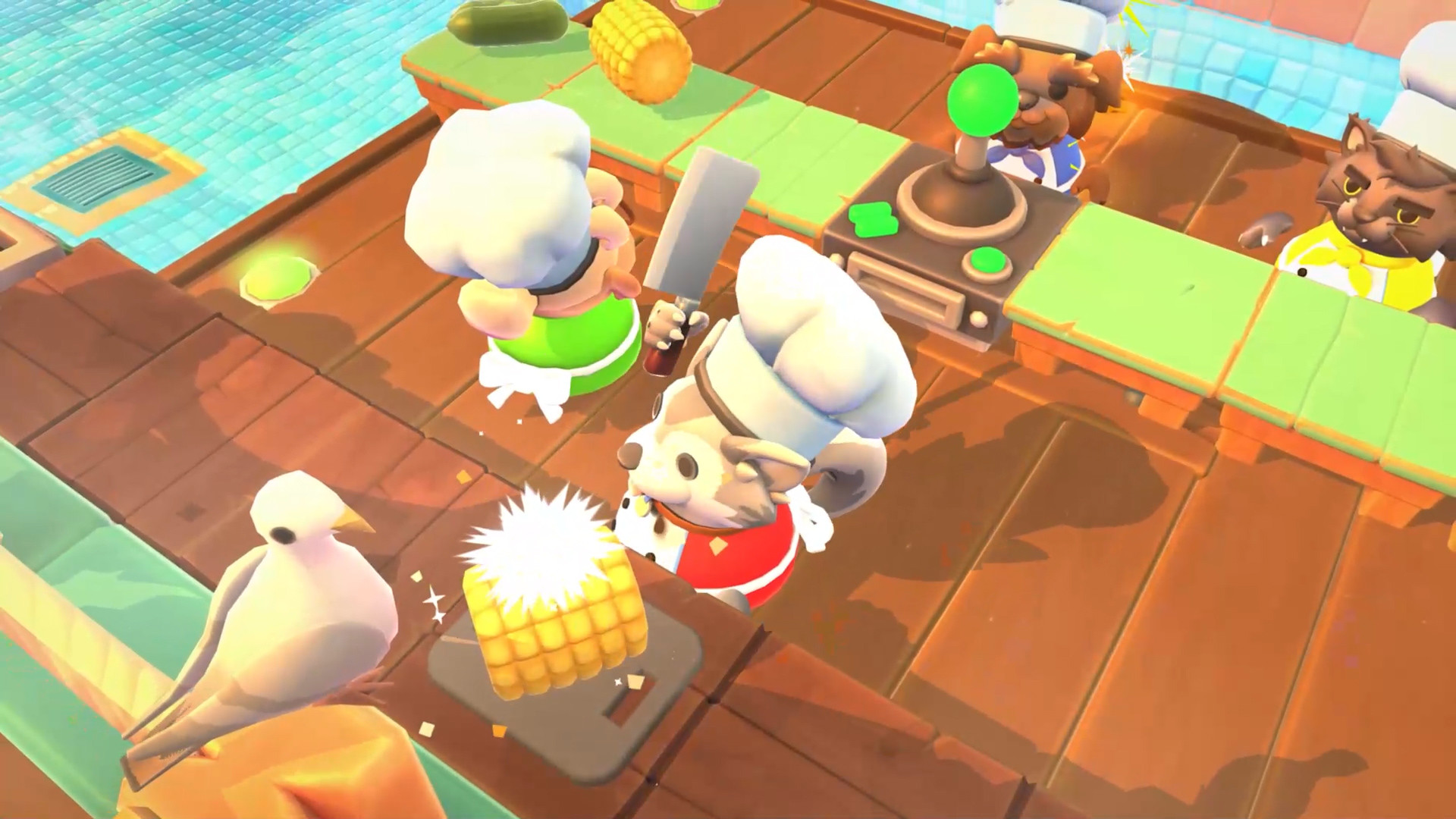 steam游戏 Overcooked! 2 胡闹厨房2  煮糊了2  分手厨房2出租号 - 图0