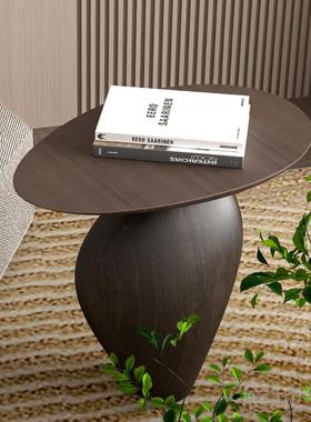 高档由计居 创意几边几客厅板样间设师艺侘寂风沙发角摆件艺术鹅