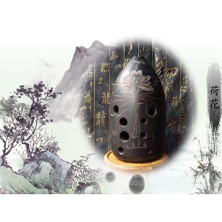 高档黑梨埙专业学演奏考级0孔十孔双腔初学古埙F调G成人生笔筒乐,淘宝优惠券,粉丝福利购,淘宝优惠卷