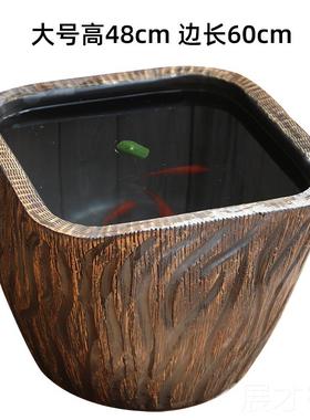 正品景德镇粗陶瓷大鱼缸碗睡莲盆荷花大缸缸莲盆乌龟水流缸金鱼水