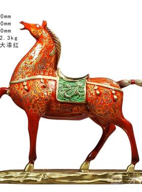 正品铜制马有钱摆件招财马客厅玄关办开公室设摆业上乔迁升职生日
