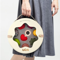 KeChi Appeasement Silicone Hand Grip Ball Food Grade Tooth Glue Shaking Bell Puzzle Puzzle Gripping Men And Women Baby Gift Boxed Toys