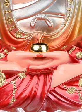 三宝佛佛像释迦牟尼佛如来佛祖药师佛阿弥陀佛家用佛堂供奉摆件世