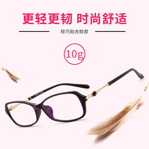 日本进口防蓝光老花镜女时尚超轻老花眼镜高清远近两用老人镜便携 - 图3