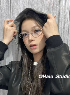 2025新款gm复古金属椭圆形太阳镜