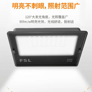 佛山照明led投光灯庭院灯户外防水泛光灯厂房车间工地射灯探照灯