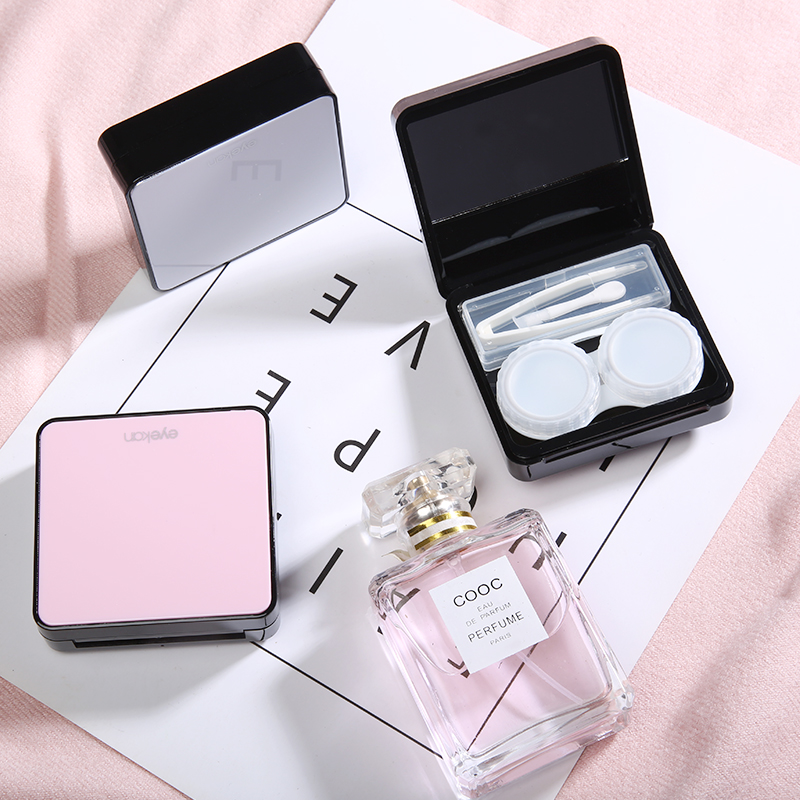 eyekan磁吸感应隐形眼镜伴侣盒时尚简约美瞳盒个性防漏水收纳盒子,淘宝优惠券,粉丝福利购,淘宝优惠卷