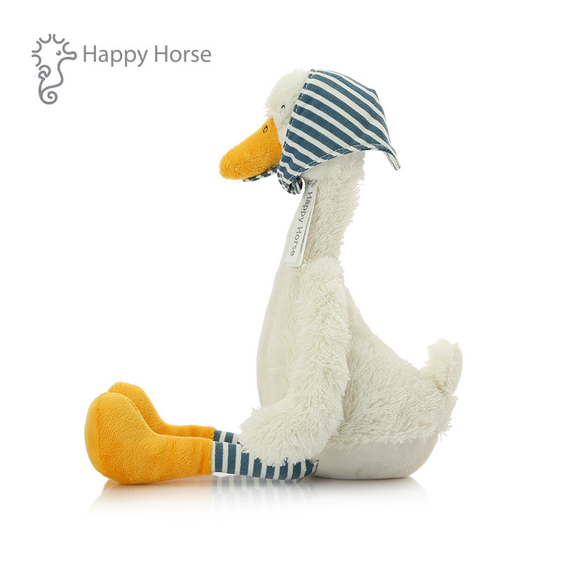 happyhorse毛绒玩具白鸭子宝小公仔 happyhorse玩具毛绒布艺类玩具