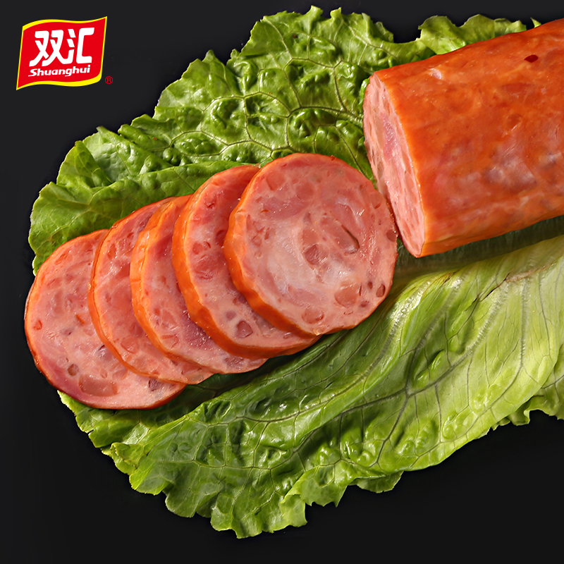 双汇食品官方旗舰店【双汇】肘花火腿260g*2包肉制品火腿办公室零食小吃0