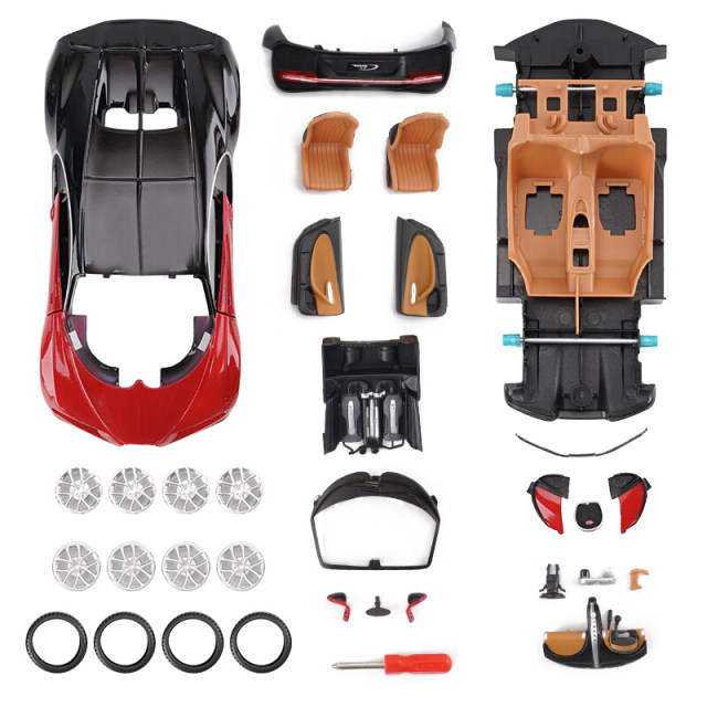 Assemble simulated alloy boy toy car model