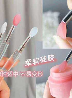 可携式矽胶唇刷凡士林润