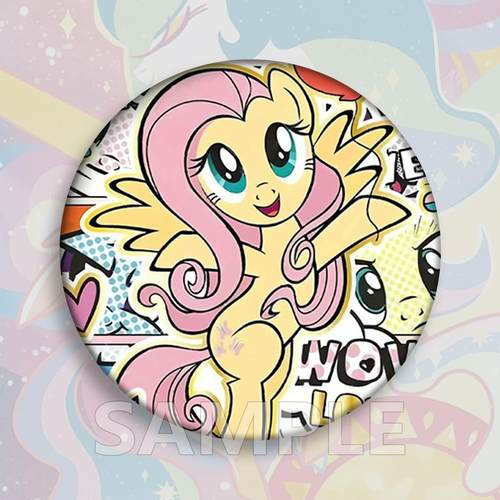 小马宝莉周边系列吧唧徽章碧琪紫悦柔柔云宝珍奇彩虹可爱新款胸针 - 图3