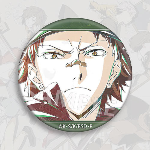 文豪野犬水彩风吧唧徽章太宰治中原中也中岛敦动漫二次元谷子挂件 - 图0