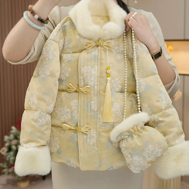 女童外套冬装2026新款儿童洋气国风潮流保暖中式上衣女孩冬季衣服,淘宝优惠券,粉丝福利购,淘宝优惠卷