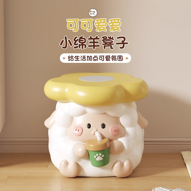 创意入户玄关换鞋凳门口可坐儿童可爱穿鞋凳家用客厅装饰落地摆件,淘宝优惠券,粉丝福利购,淘宝优惠卷