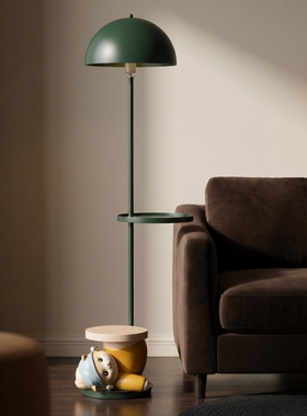 北欧陶瓷猫咪可发光落地灯