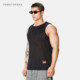 TOMATOPAPA ເສື້ອກິລາຜູ້ຊາຍ Summer Breathable Fitness Running Sleeveless Pullover Lyocell Sweat Vest