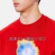 TOMATOPAPA Summer New Year of the Horse New Drop Shoulder Sleeve Short Sleeve T-shirt Loose Men and Women Couple Print Casual Sports