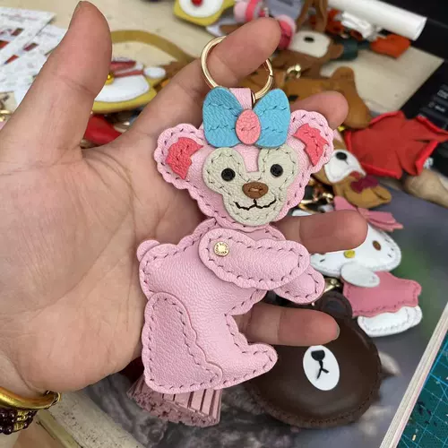 Подвеска ручной работы, брендовый брелок, из натуральной кожи, популярно в интернете