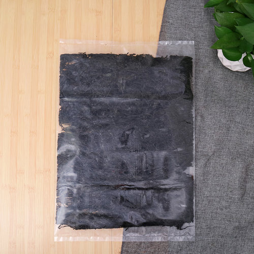 紫菜包装袋一斤装塑料自封袋干货特产小包装福建头水紫菜密封袋子 - 图1