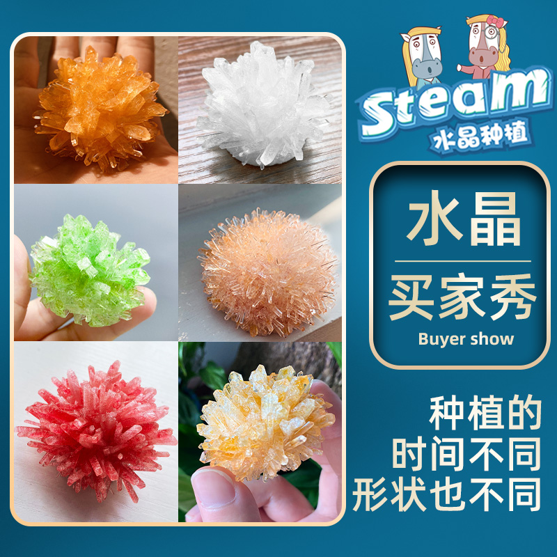 儿童steam科学玩具水晶种植小实验套装人工diy结晶体树成长生物 趣品店 儿童steam科学玩具水晶种植小实验套装人工diy结晶体树成长生物 趣品店