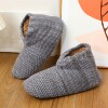 Winter mid-calf warm anti-slip floor socks lambswool socks and flippers