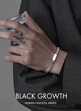 男士钛钢美式高级感手链