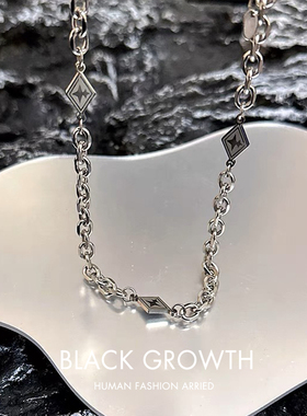 钛钢拼接链男不掉色项链