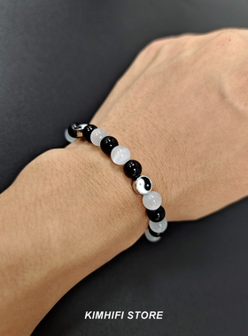 男仿水晶珠子中国风国潮手串