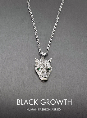 锆石钛钢O字链男满钻项链