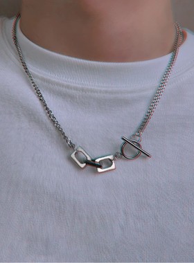 钛钢OT链男女不掉色项链