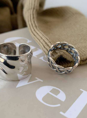 克啰心戒指男个性潮流女ins钛钢