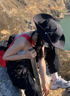 速干户外登山徒步渔夫帽女夏大檐