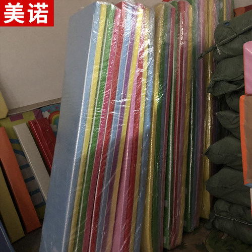 淘气堡蹦床垫跳床保护软垫珍珠棉PVC皮定制儿童乐园生产厂家直销 - 图1