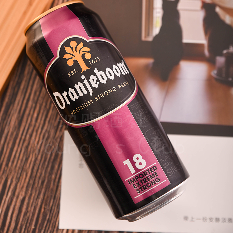 6听包邮 欧洲进口橙色炸弹18度啤酒 高度烈性啤酒oranjeboom500ml - 图0