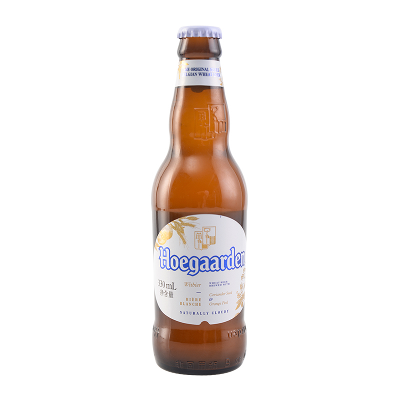 整箱 Hoegaarden 比利时风味 国产行货 福佳白小麦啤酒330ml*24瓶 - 图3