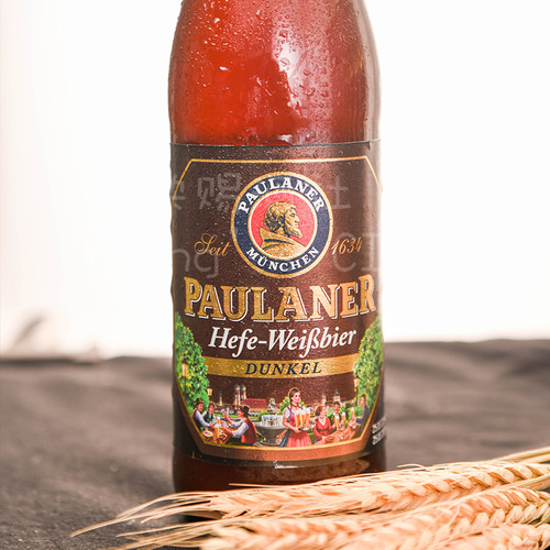 整箱 德国进口柏龙白保拉纳黑啤酒 宝莱纳小麦黑啤paulaner 500ml - 图2