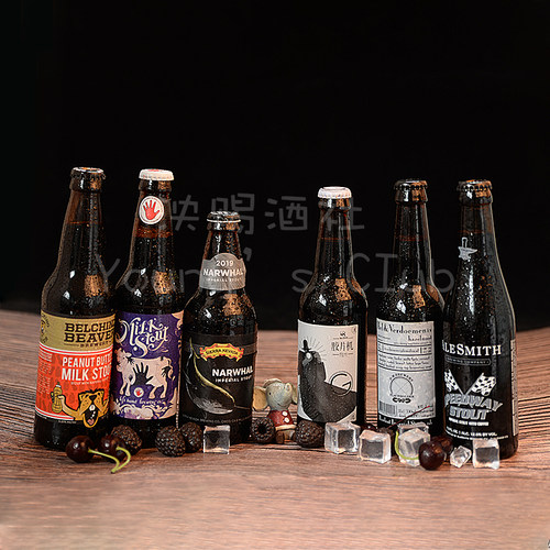 6瓶套餐 打嗝海狸巧克力花生酱牛奶世涛/地狱与诅咒/内达华等精酿 - 图0