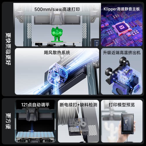ELEGOO/爱乐酷Neptune 4海王星3d打印机FDM高速家用桌面级diy玩具 - 图2