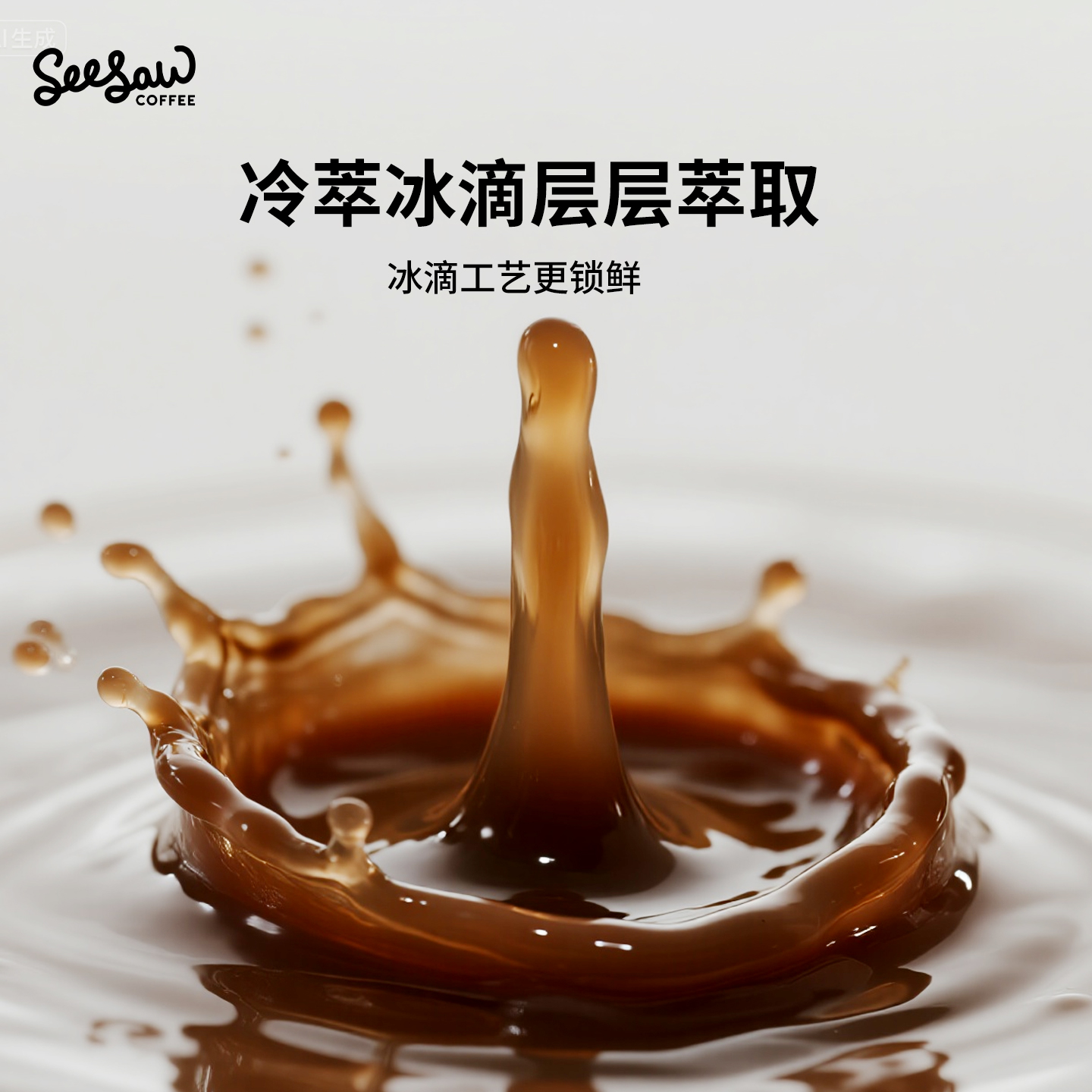 seesaw咖啡浓缩液美式浓缩液体咖啡斑马咖啡液黑咖啡液33ml*50杯