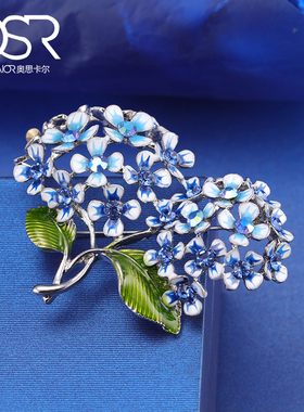 欧美夏季新款蒲公英胸针奢华